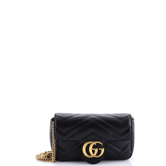 Gucci GG Marmont Flap Bag Matelasse Leather Super Mini