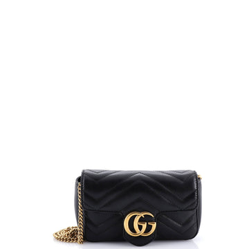 Gucci GG Marmont Flap Bag Matelasse Leather Super Mini