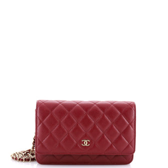 Chanel Wallet on Chain Quilted Caviar