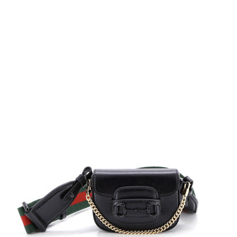 Gucci Horsebit 1955 Flap Wallet with Strap Leather