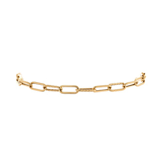 David Yurman Madison Chain Link Bracelet 18K Yellow Gold 4mm