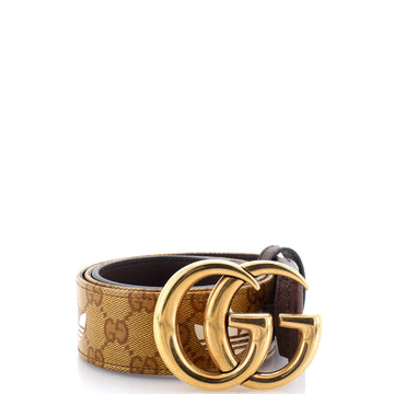 Gucci x adidas GG Marmont Belt GG Coated Canvas and Leather