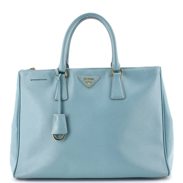 Prada Double Zip Lux Tote Saffiano Leather Large