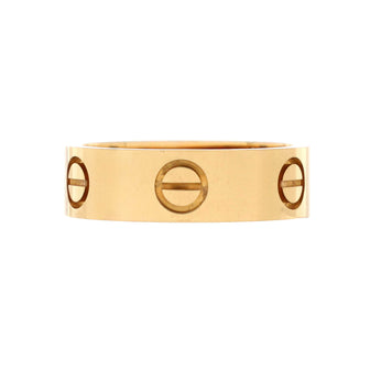 Cartier Love Band Ring 18K Yellow Gold
