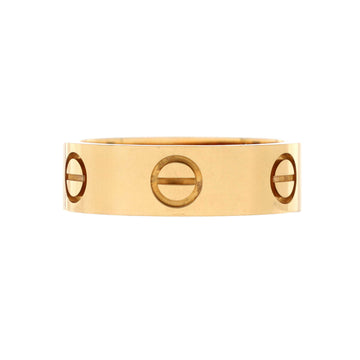 Cartier Love Band Ring 18K Yellow Gold