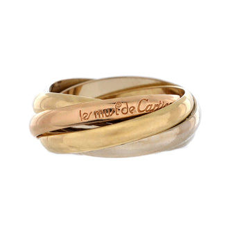 Cartier Les Must de Cartier 5 Band Trinity Ring 18K Tricolor Gold