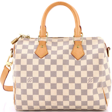 Louis Vuitton Speedy Bandouliere Bag Damier 25