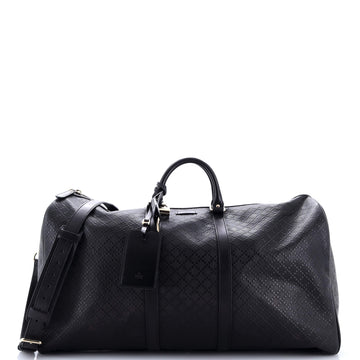 Gucci Bright Carry On Duffle Bag Diamante Leather Large
