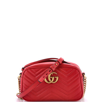 Gucci GG Marmont Shoulder Bag Matelasse Leather Small