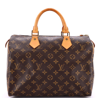 Louis Vuitton Speedy Handbag Monogram Canvas 30