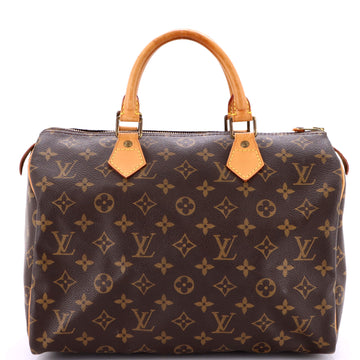 Louis Vuitton Speedy Handbag Monogram Canvas 30