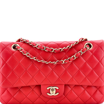 Chanel Classic Double Flap Bag Quilted Lambskin Medium