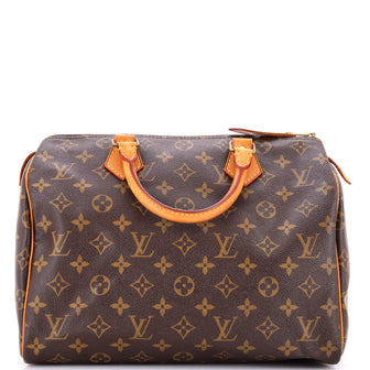 Louis Vuitton Speedy Handbag Monogram Canvas 30