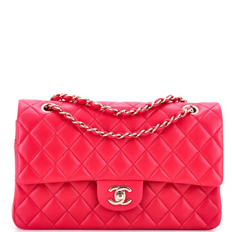 Chanel Classic Double Flap Bag Quilted Lambskin Medium