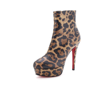 Christian Louboutin Women's Bianca Ankle Boots Printed Leather 120