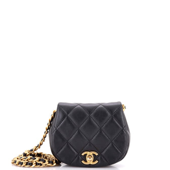 Chanel Coco Mail Clutch with Chain Quilted Calfskin Mini