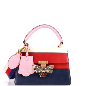 Gucci Queen Margaret Top Handle Bag Colorblock Leather Small