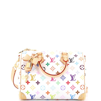 Louis Vuitton x Takashi Murakami Speedy Soft Bandouliere Bag Monogram Multicolor 25
