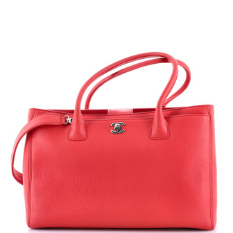 Chanel Cerf Executive Tote Leather Medium
