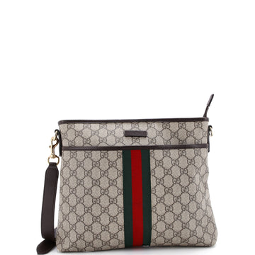 Gucci Web Messenger Bag GG Canvas Medium