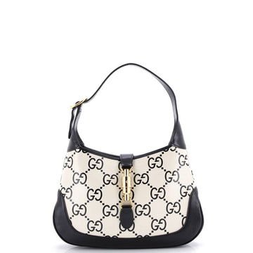 Gucci Jackie 1961 Hobo GG Embossed Leather Small