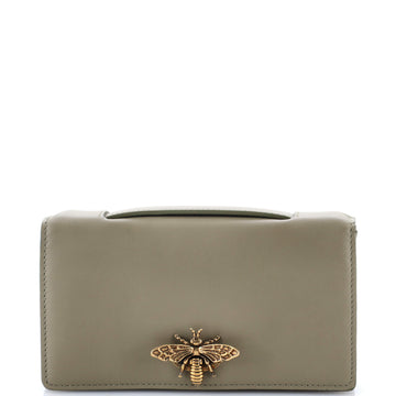Christian Dior Bee Clutch Leather