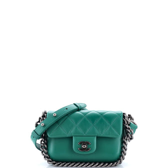 Chanel Rock My Shoulder Flap Bag Quilted Calfskin Mini