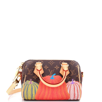 Louis Vuitton Speedy Bandouliere Bag Yayoi Kusama Pumpkins Monogram Canvas 20