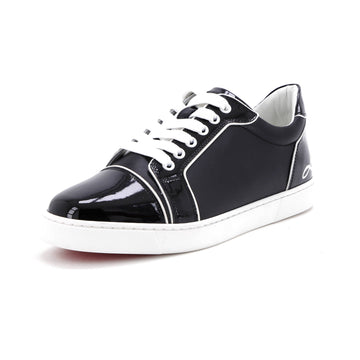Christian Louboutin Women's Fun Vieira Flat Sneakers Leather and Patent