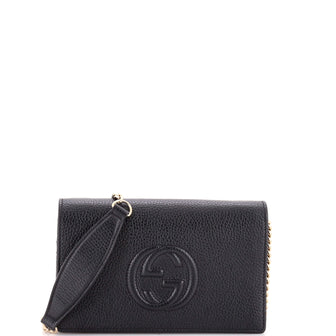 Gucci Soho Wallet on Chain Leather