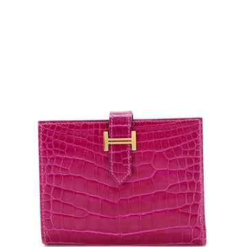 Hermes Bearn Wallet Alligator Compact