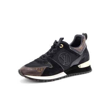 Louis Vuitton Women's Run Away Sneakers Mesh with Monogram Canvas and Suede