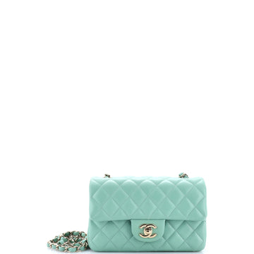 Chanel Classic Single Flap Bag Quilted Lambskin Mini