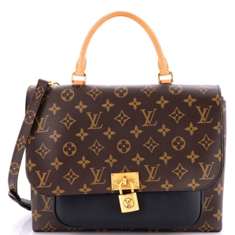 Louis Vuitton Marignan Handbag Monogram Canvas with Leather