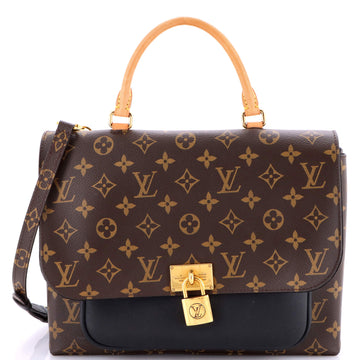 Louis Vuitton Marignan Handbag Monogram Canvas with Leather