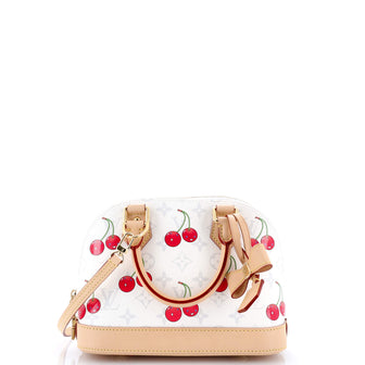 Louis Vuitton x Takashi Murakami Alma Handbag Limited Edition Monogram Cerises BB