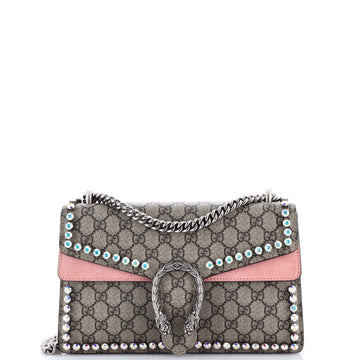 Gucci Dionysus Bag Crystal Embellished GG Coated Canvas Small