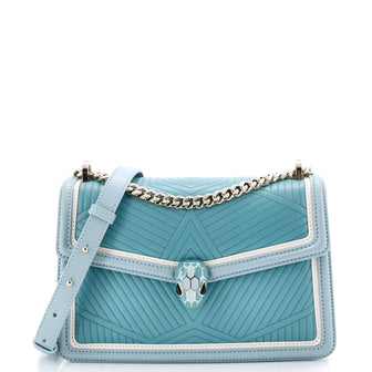Bvlgari Serpenti Forever Shoulder Bag Quilted Leather Small