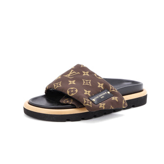 Louis Vuitton Women's Pool Pillow Comfort Mule Sandals Monogram Nylon