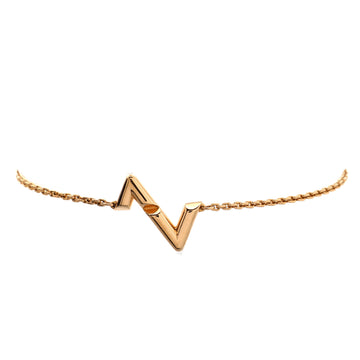 Louis Vuitton LV Volt Upside Down Chain Bracelet 18K Rose Gold