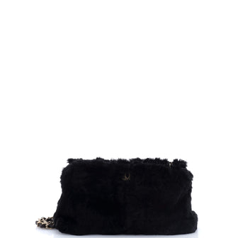 Chanel Vintage CC Chain Tote Fur Small