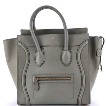 Celine Luggage Bag Smooth Leather Mini