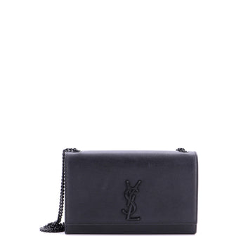 Saint Laurent Classic Monogram Crossbody Bag Grainy Leather Medium