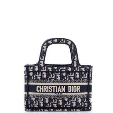 Christian Dior Book Tote Oblique Canvas Mini