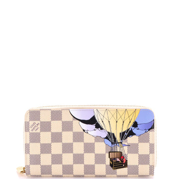 Louis Vuitton Zippy Wallet Limited Edition Vivienne Xmas Damier