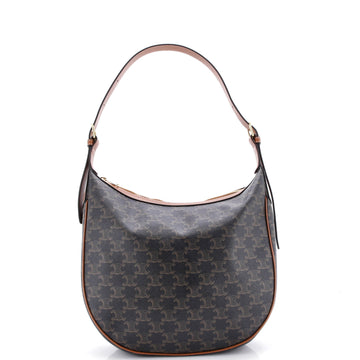 Celine Heloise Bag Triomphe Coated Canvas Medium