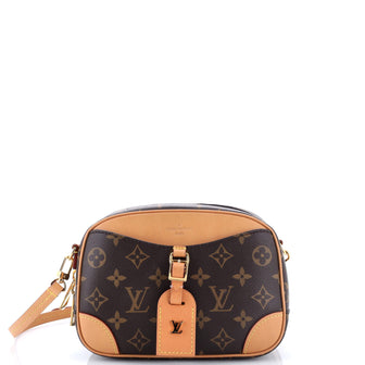 Louis Vuitton Deauville Handbag Monogram Canvas Mini