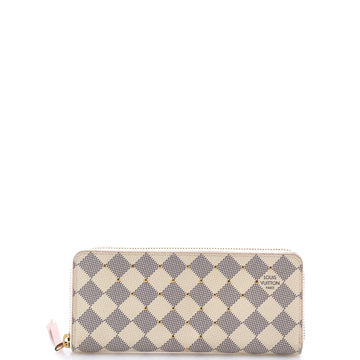 Louis Vuitton Clemence Wallet Studded Damier