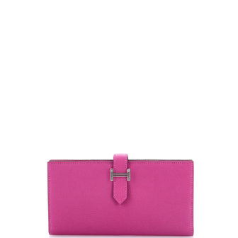Hermes Bearn Wallet Chevre Mysore Long