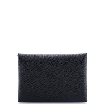 Hermes Calvi Duo Card Holder Epsom